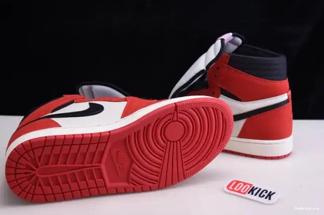 One Kick JORDAN - SCOTT AIR 100(RED) RETRO 1 X CD4487 OG HIGH TRAVIS 0621